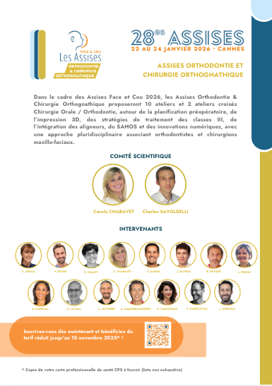 ASSISES ORTHODONTIE et CHIRURGIE ORTHOGNATHIQUE