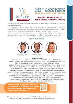 ASSISES AUDIOPROTHESE
